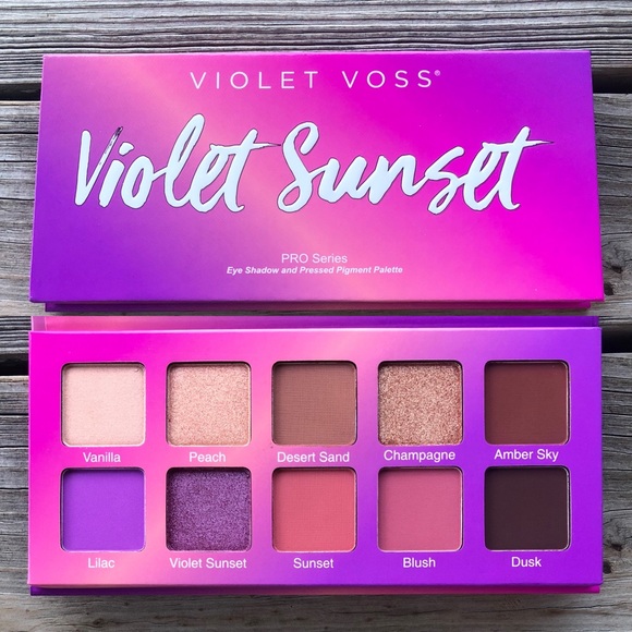 VIOLET VOSS Violet Sunset Eye Shadow & Pressed Pigment Palette - Picture 1 of 9